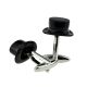 Black Top Hat Wedding Cufflinks