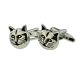 Cats Face Pet Pussy Cufflinks
