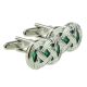 Celtic Green Design Cufflinks