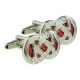 Celtic Red Design Cufflinks
