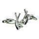 Hockey Sticks & Ball Sport Cufflinks