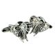 African Elephant Head Zoo Animal Cufflinks