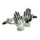 Hands Clasped in Prayer Religion Cufflinks