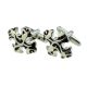 Black & Silver Gothic Style Cross Cufflinks