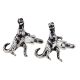 Standing T Rex Dinosaur Fossil Cufflinks