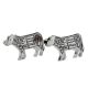 Butchers Cuts of Beef Cow Chef Cufflinks
