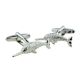 Male Narwhal Design Cufflinks
