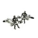 Muscly Weight Lifter Cufflinks