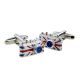 Union Jack Design Camera Cufflinks
