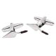 Brown Handled Masonic Trowel Cufflinks
