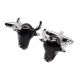 Black Bulls Head Cufflinks