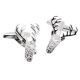 Geometric Stag Head Cufflinks