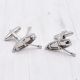 Rowing Boat With Oars Design Cufflinks