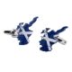 Scotland Map Outline with Scottish Flag Cufflinks