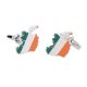 Ireland Map Outline with Tri Colour Flag Cufflinks