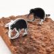 Black Kiwi Bird Cufflinks
