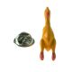 Yellow Rubber Chicken Desgn Lapel Pin Badge