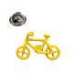 Yellow Bicycle Lapel Pin Badge
