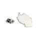 Outline Map of Tanzania Lapel Pin badge