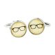 Retro Geek Glasses Cufflinks