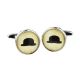 Retro Bowler Hat Design Cufflinks