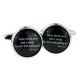 Anyone who has never made a mistake .... Einstein Quote Cufflinks
