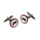 Road Sign Beware Motorbikes Cufflinks