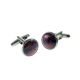 Contemporary  Motorbike on Wooden Texture Background Cufflinks