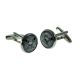 Skull with Two Daggers Design Cufflinks