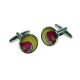 Retro Doughnut Design Cufflinks