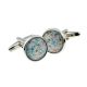 British Banknotes Image Round Cufflinks