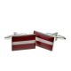 Latvia Flag Cufflinks