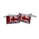 Union Jack Mixed with Canadian Flag Cufflinks