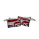 Union Jack Mixed with Netherlands Flag Cufflinks