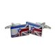 Union Jack Mixed with Israeli Flag Cufflinks