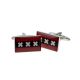 Amsterdam Flag Cufflinks