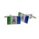Canadian Yukon Flag Cufflinks