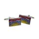 British Columbia Province of Canada Coloured Flag Cufflinks