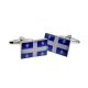 Quebec Province of Canada Coloured Flag Cufflinks