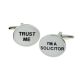 Trust me I'm a Solicitor Cufflinks