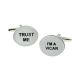 Trust me I'm a Vicar Cufflinks