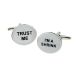 Trust me I am a Shrink Cufflinks