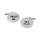 Trust me I am a Pilot Cufflinks
