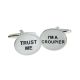 Trust me I am a Croupier Cufflinks