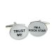 Trust me I am a Rock Star Cufflinks
