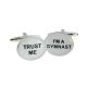 Trust me I'm a Gymnast Cufflinks