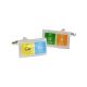 Contemporary Coloured Chemical Table Genius Cufflinks