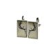 Cool Split Design Stag Head & Horns Cufflinks