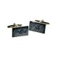 Bass & Treble Clef On Music Sheet Cufflinks