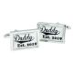 Daddy Est Year Cufflinks
